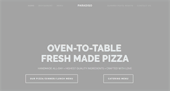 Desktop Screenshot of paradisopizza.net